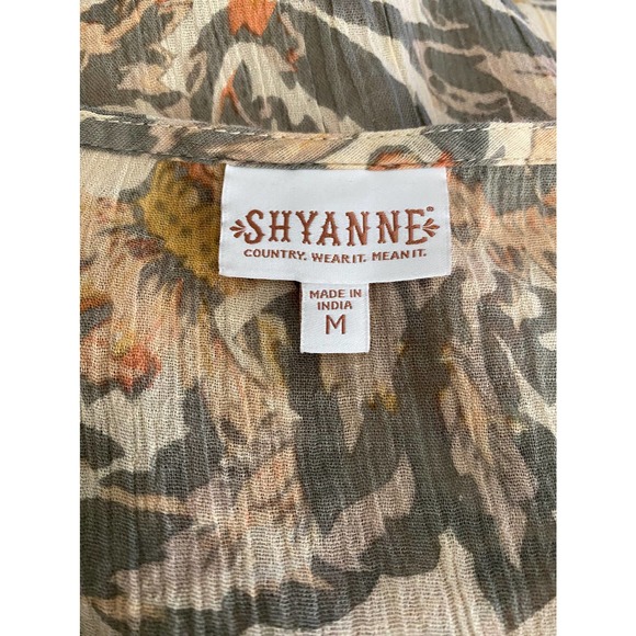 Shyanne medium BoHo floral, long sleeve mini dress - Picture 7 of 8